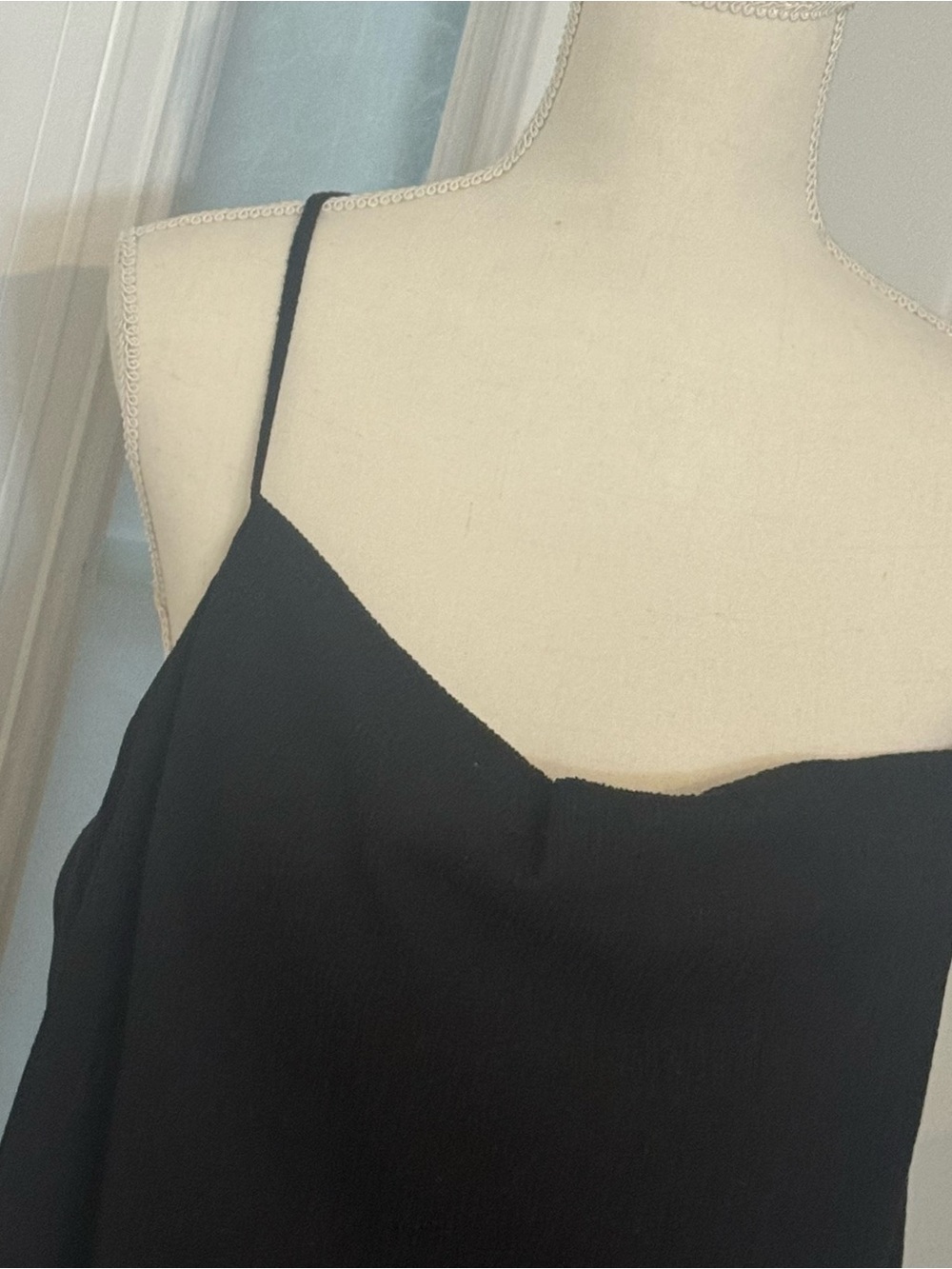 Ninexis Black Mini Slip Dress – Size 2X - Picture 2 of 6